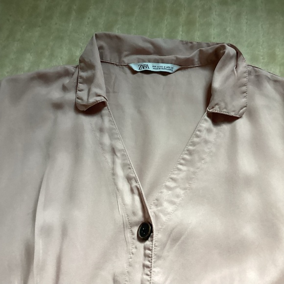 ZARA BUTTON DOWN TUNIC DRESS - Picture 12 of 16